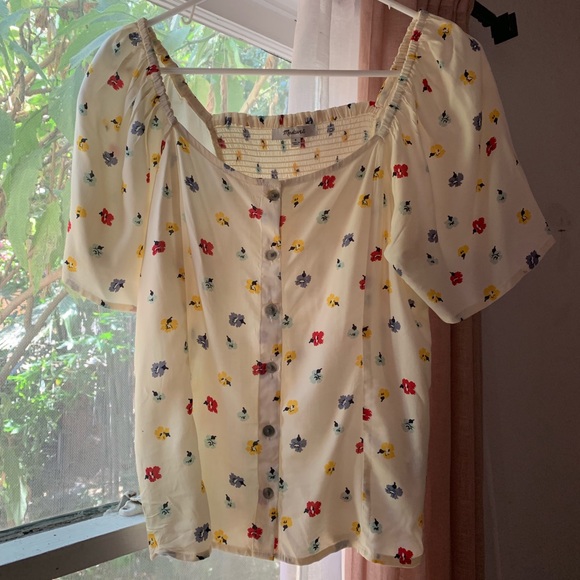 Madewell Tops - Madewell Flower Blouse